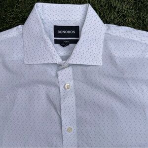 Bonobos Men’s Weekday Warrior Dress Shirt Wrinkle Resistant Slim Fit 16.5-34